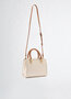 Liu-Jo handtas met bijpassende clutch cream/bruin SS25