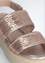 Liu-Jo sandaal plateau met pailletten roze SS25