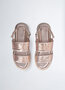 Liu-Jo sandaal plateau met pailletten roze SS25