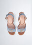 Liu-Jo sandaal plateau Karen monogram wedge SS25