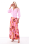 K-Design caridgan v-hals pink tulle SS25
