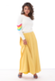 K-Design pull ronde hals met regenboos ecru SS25
