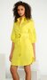 K-Design jurk met borduursel Aurora geel SS25