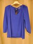 Due Amanti blouse Hall peacock v-neck SS25