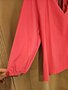 Due Amanti blouse Hall fuxia v-neck SS25
