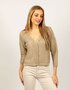 Due Amanti gilet Matera pearl gold knitted SS25