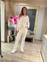 Liu-Jo pull chiusa white milk SS25