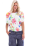K-Design pull met vleermuismouwen & bloemen floral design SS25