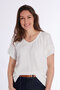 Comme Ca bloes Cerise off white SS25