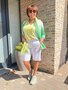Due Amanti pullover Teny-Tweety mix v-neck SS25