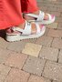 Liu-Jo maxi wonder plateau sandaal 30-zand SS25