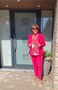 Rinascimento broek dritto fuxia SS25
