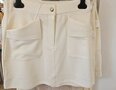Liu-Jo mini-rok met strass steentje milk SS25