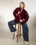 Due Amanti jacket Furkim burgundy FW25