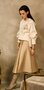Due Amanti pullover Victoria beige with flower FW25