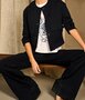 Due Amanti vest Zaryn deep blue FW25