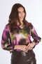 Comme Ca blouse Gemma green purple FW25