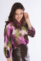 Comme Ca blouse Gemma green purple FW25