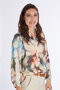 Comme Ca blouse Gemma green pink FW25