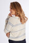Comme Ca pull NATHALIE blue strip FW25