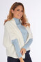 Comme Ca gilet RIDI white FW25