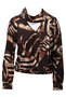 K-Design top V-hals met sjaaltje en design FW25