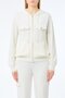 Liu-Jo sweater rits zippata bianco latte FW25