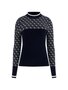 Guess pull mock neck aubrey blue and cream FW25